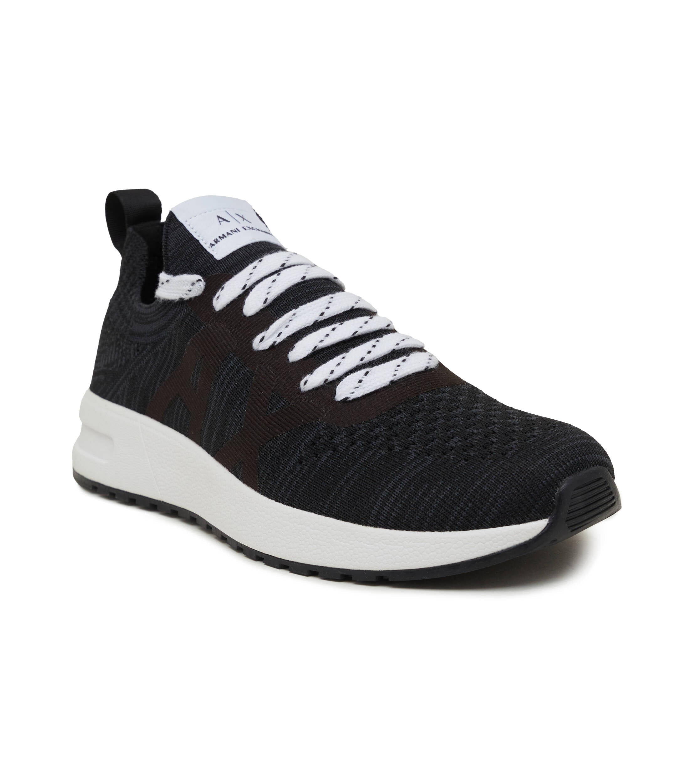 Armani Exchange Men's Black Trainers Polyester