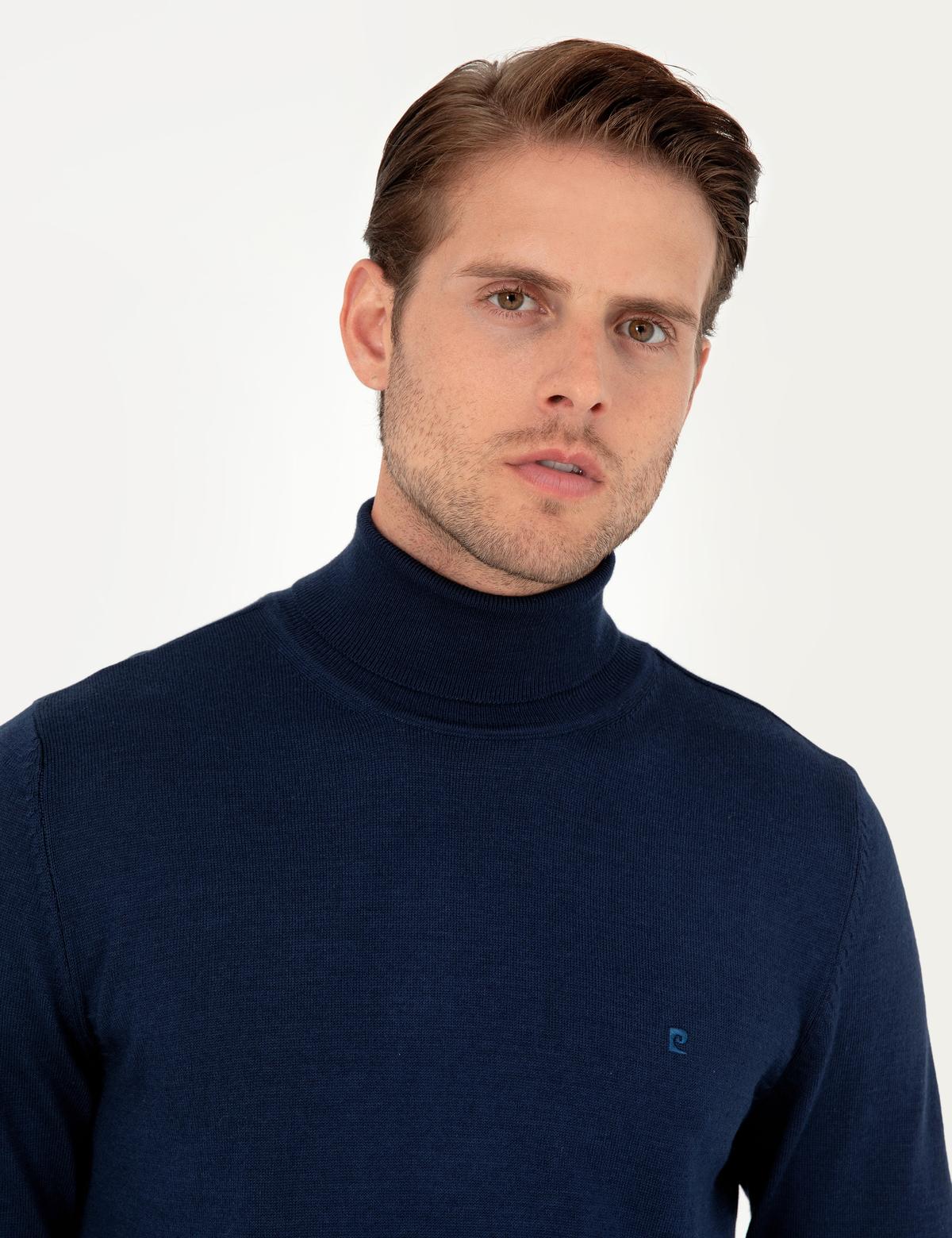 Pierre Cardin Slim Fit Turtleneck Basic Knit Sweater - HIPPO US Brands PIERRE CARDIN