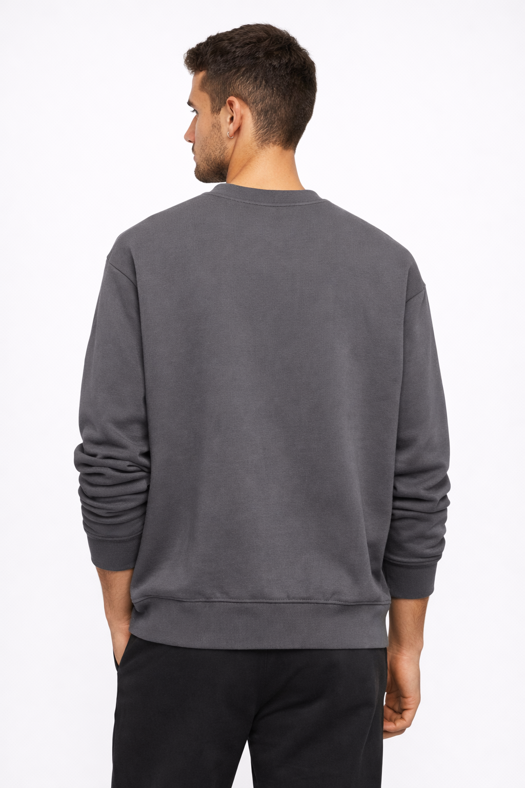 ARMANI EXCHANGE Crew-Neck Sweatshirt with Signature Branding - HIPPO US Brands ARMANI EXCHANGE