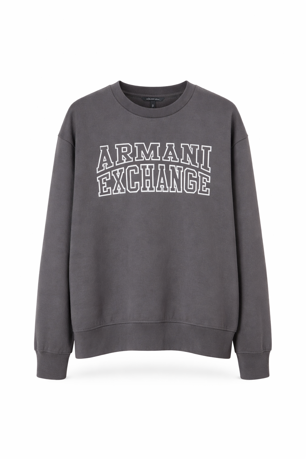ARMANI EXCHANGE Crew-Neck Sweatshirt with Signature Branding - HIPPO US Brands ARMANI EXCHANGE