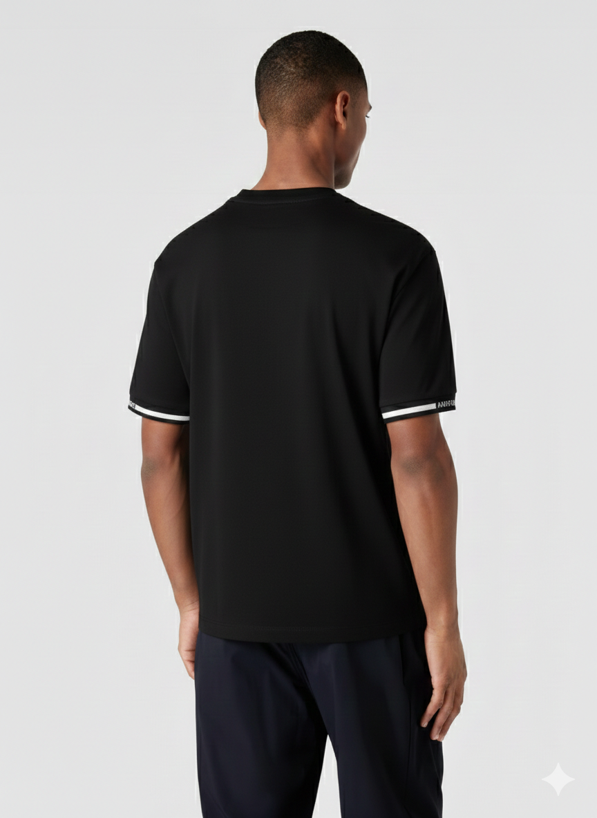 Armani Exchange Cuff Short Sleeve T Shirt - HIPPO US Brands ARMANI EXCHANGE