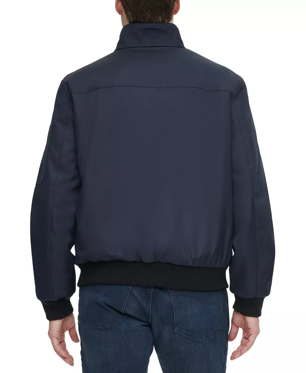 Calvin Klein Men's True Navy Ripstop Bomber Jacket