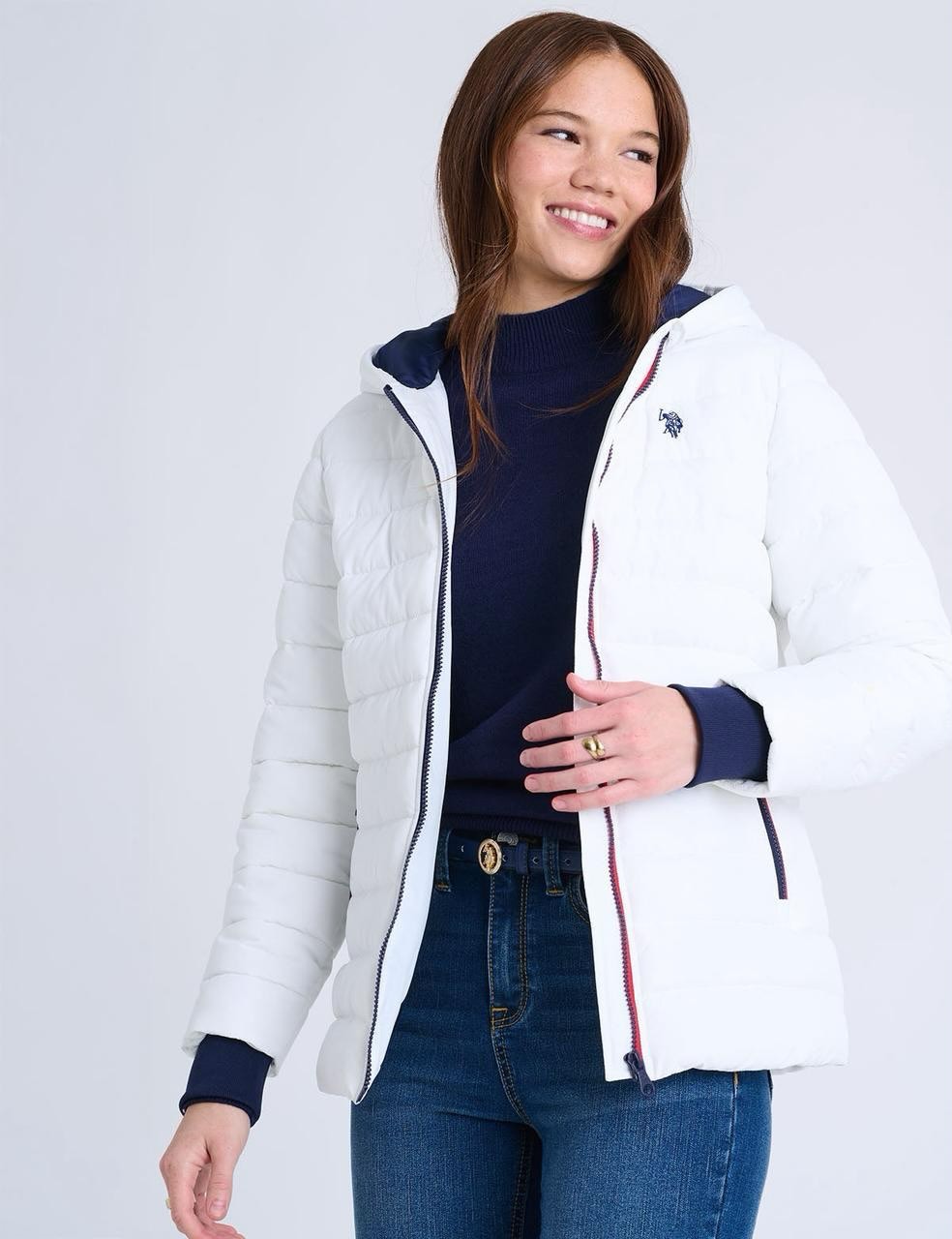 US Polo Assn. Winter Hooded Jacket with Insulation and Elastic Cuffs - HIPPO US Brands US. POLO ASSN