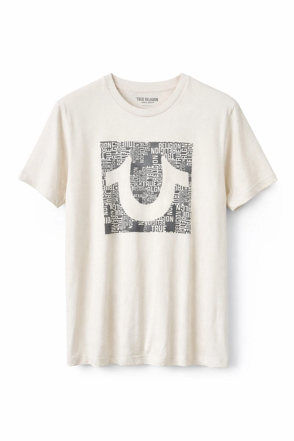 True Religion Beige Men's T-shirt - HIPPO US Brands TRUE RELIGION