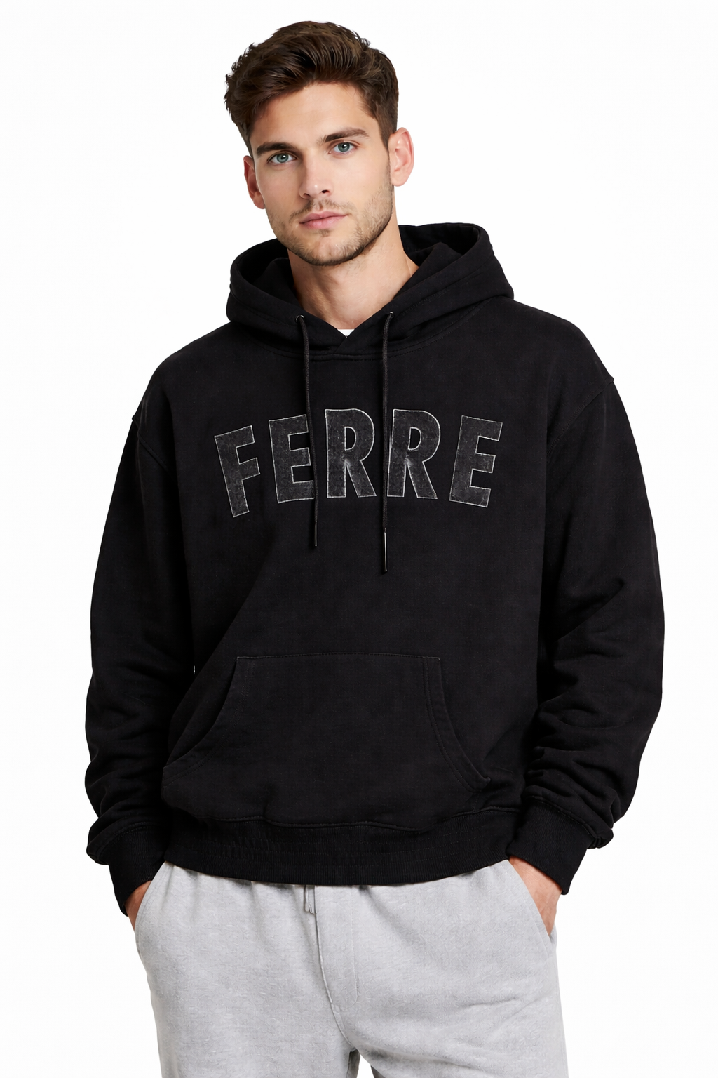 Gian Franco Ferre Men's Black Hoodie