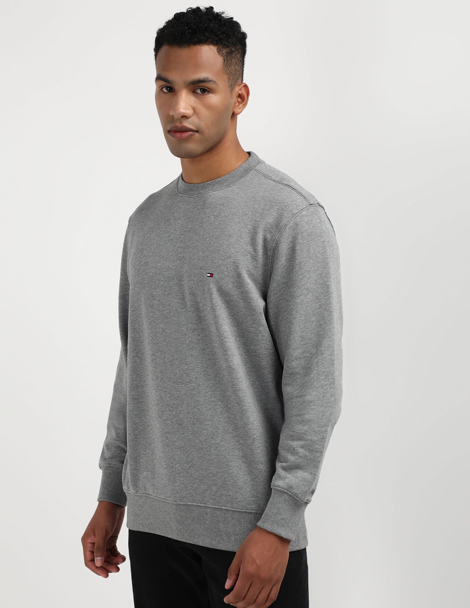 TOMMY HILFIGER  Terry Crew Neck Sweatshirt