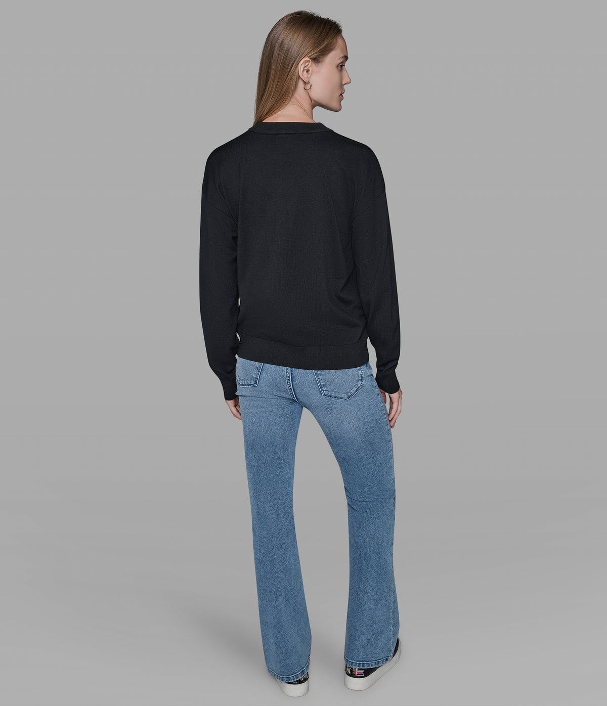 Karl Lagefeld Paris Lamor Emberllesh Sweater - HIPPO US Brands Karl Lagerfeld Paris