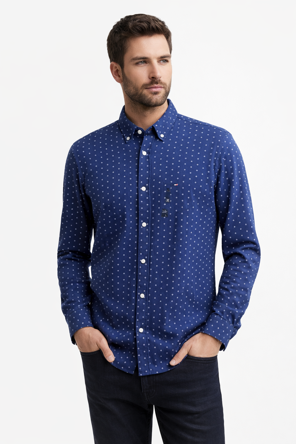 Tommy Hilfiger Oxford Slim fit Cotton stretch Shirt - HIPPO US Brands Tommy Hilfiger