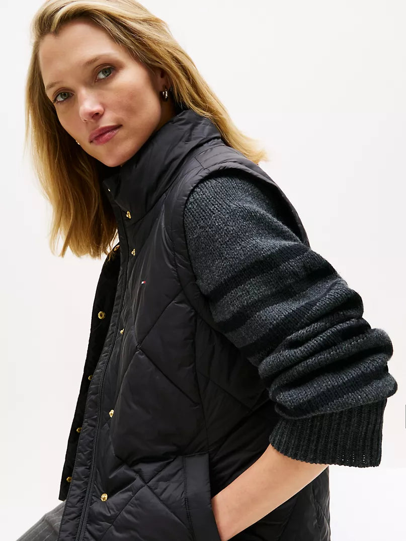 Tommy Hilfiger Padded Quilted Vest - HIPPO US Brands Tommy Hilfiger
