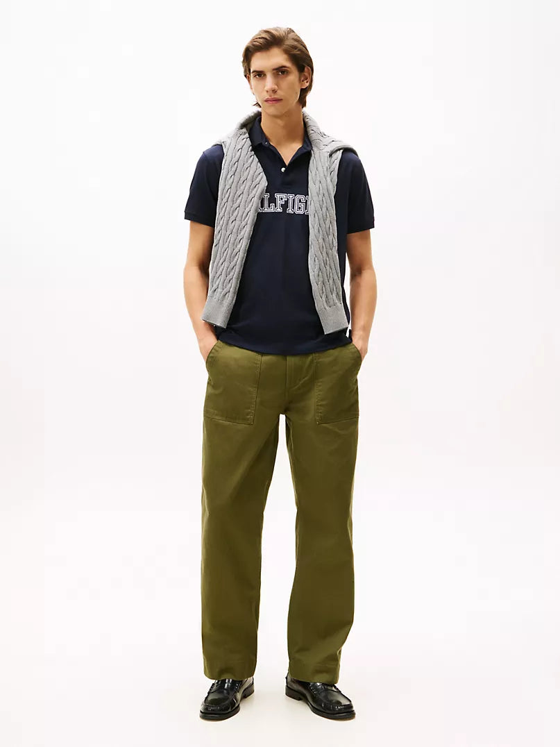 Tommy Hilfiger Regular Fit Hilfiger Logo Polo