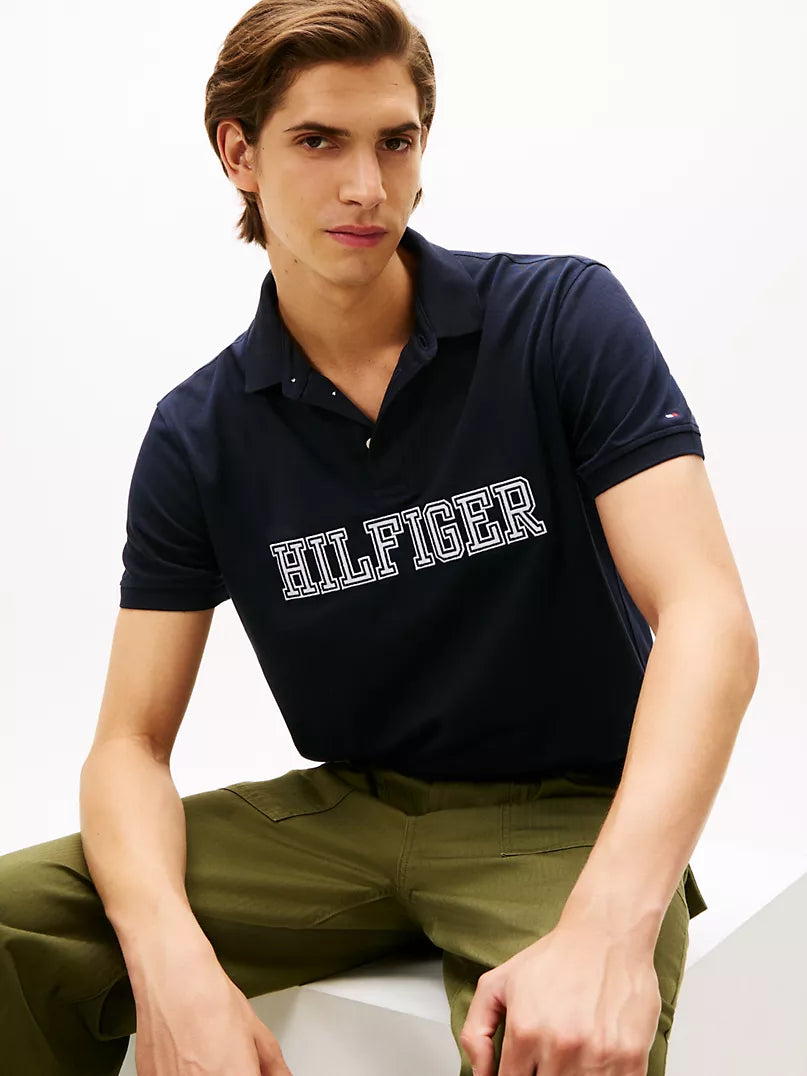 Tommy Hilfiger Regular Fit Hilfiger Logo Polo