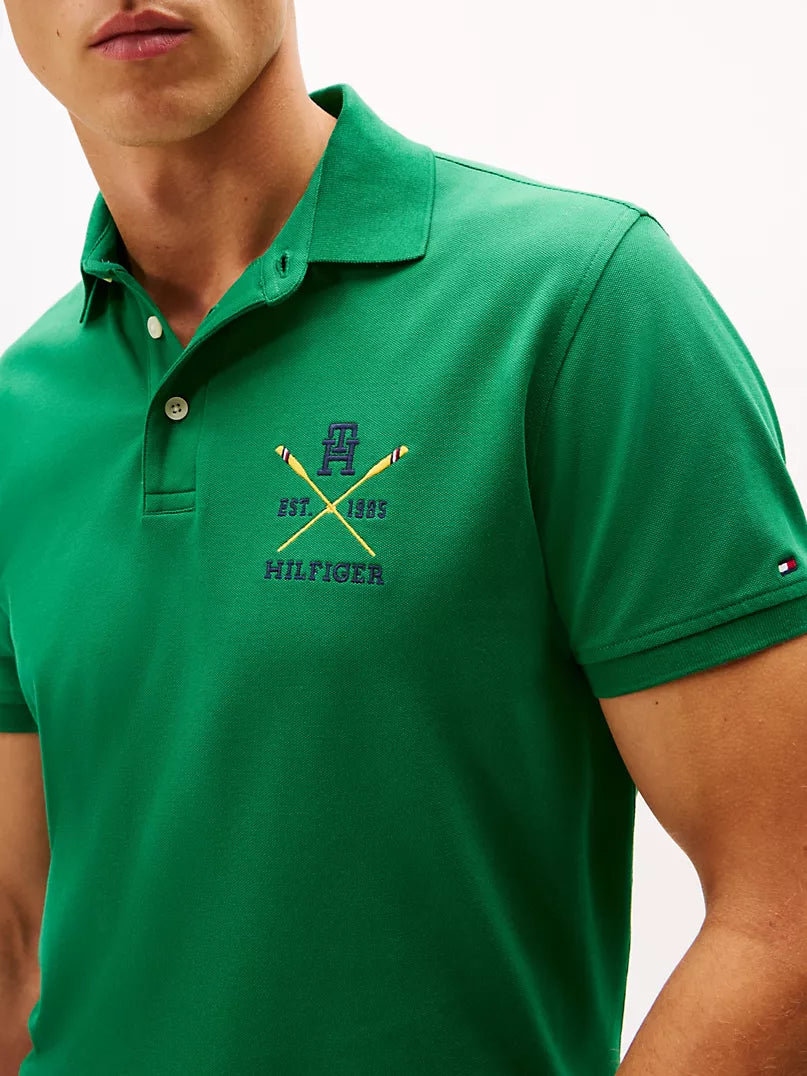 Tommy Hilfiger Regular Fit Rowing Crew Logo Polo - HIPPO US Brands Tommy Hilfiger