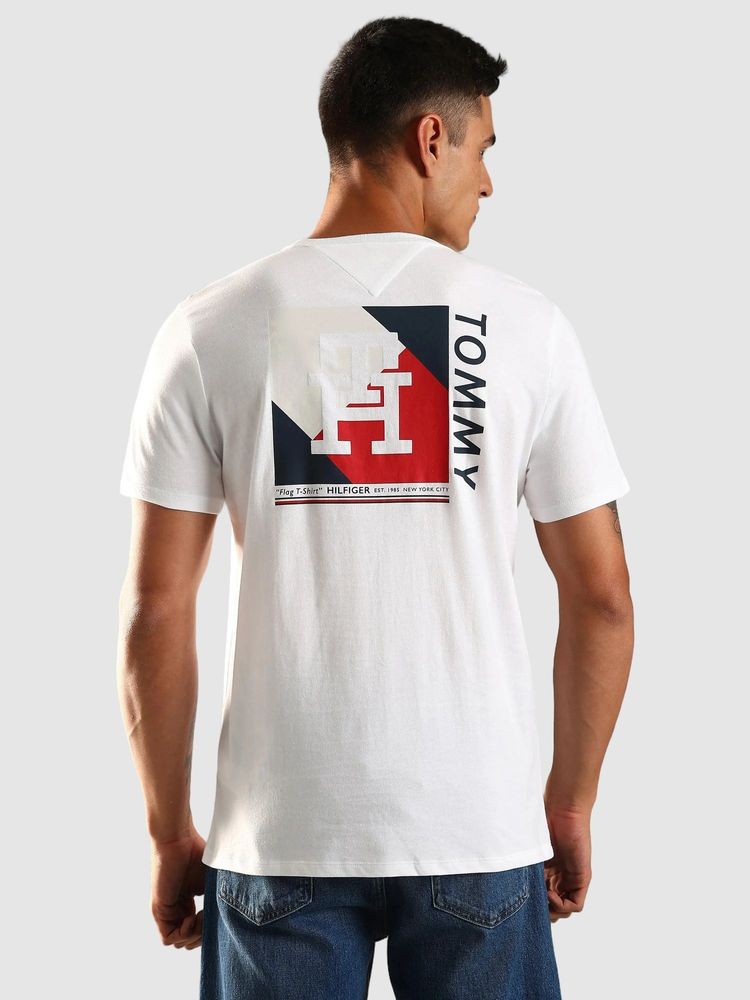 Tommy Hilfiger Men's Box Flag T-Shirt - HIPPO US Brands Tommy Hilfiger