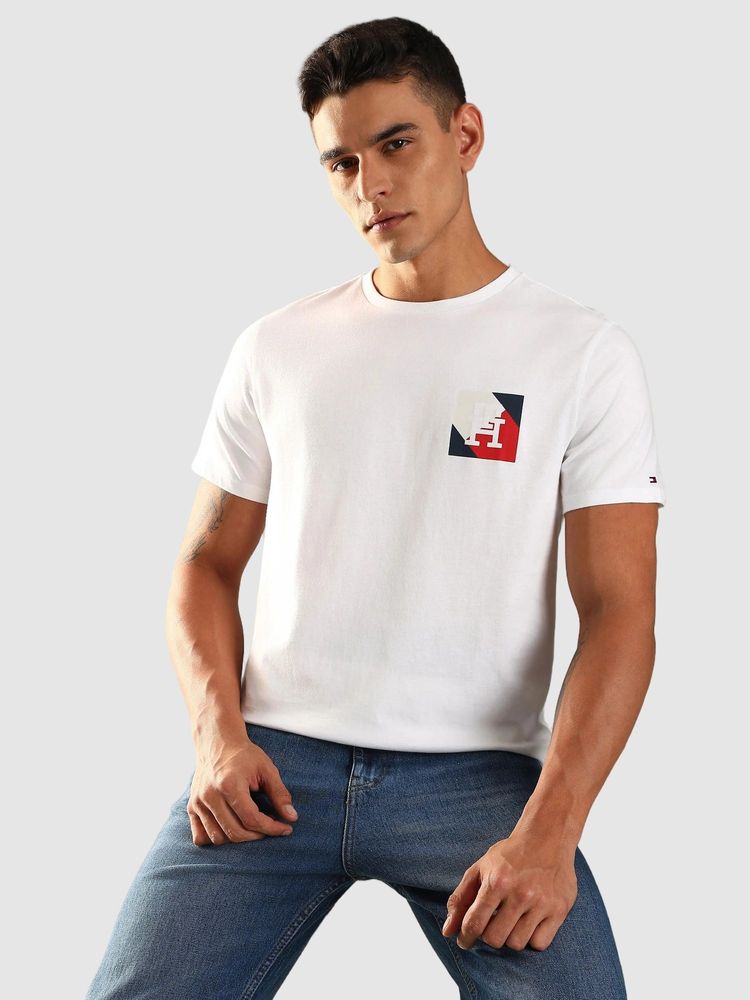 Tommy Hilfiger Men's Box Flag T-Shirt - HIPPO US Brands Tommy Hilfiger