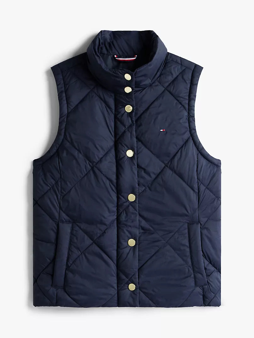 Tommy Hilfiger Padded Quilted Vest - HIPPO US Brands Tommy Hilfiger