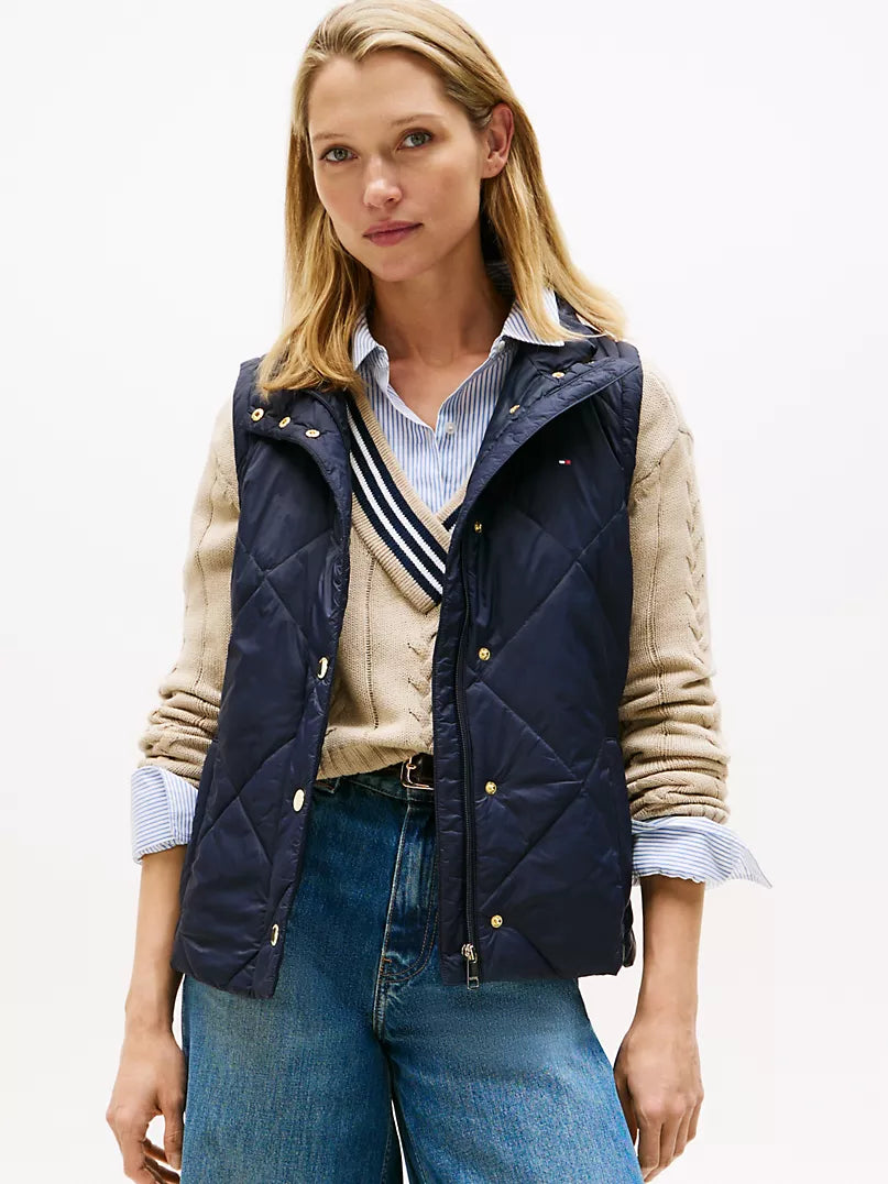 Tommy Hilfiger Padded Quilted Vest - HIPPO US Brands Tommy Hilfiger