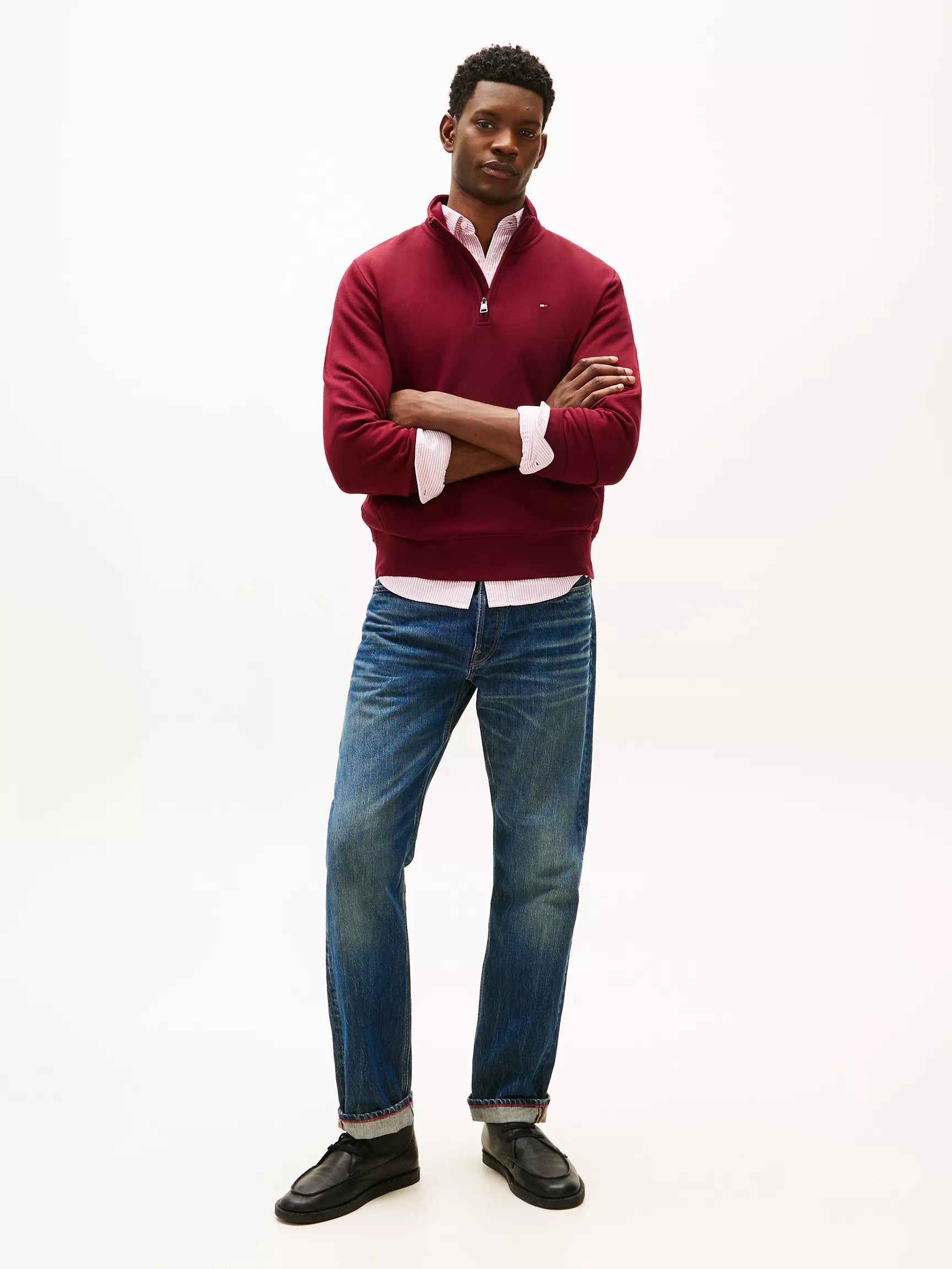 Tommy Hilfiger Fleece Quarter-Zip Sweatshirt