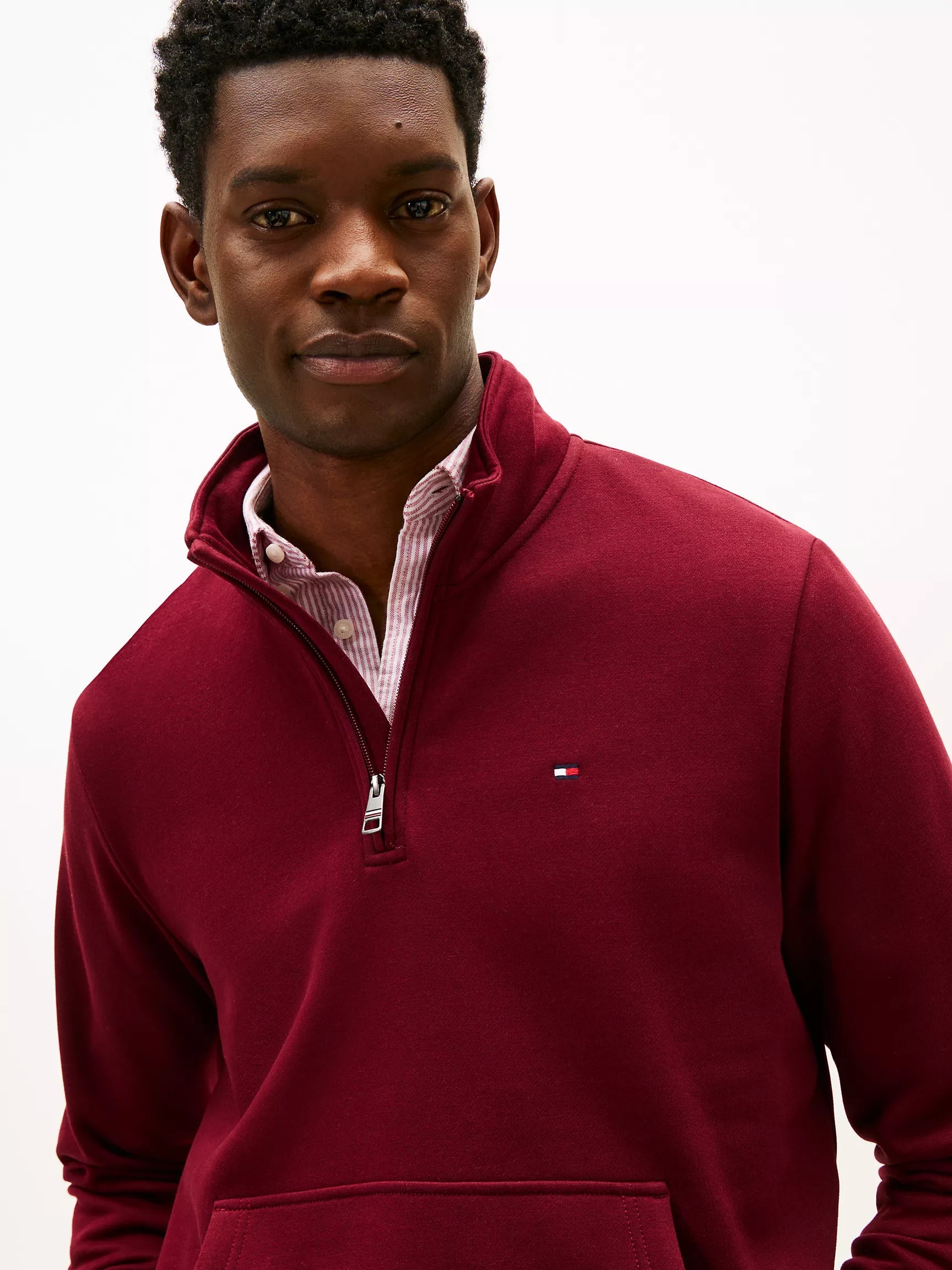 Tommy Hilfiger Fleece Quarter-Zip Sweatshirt