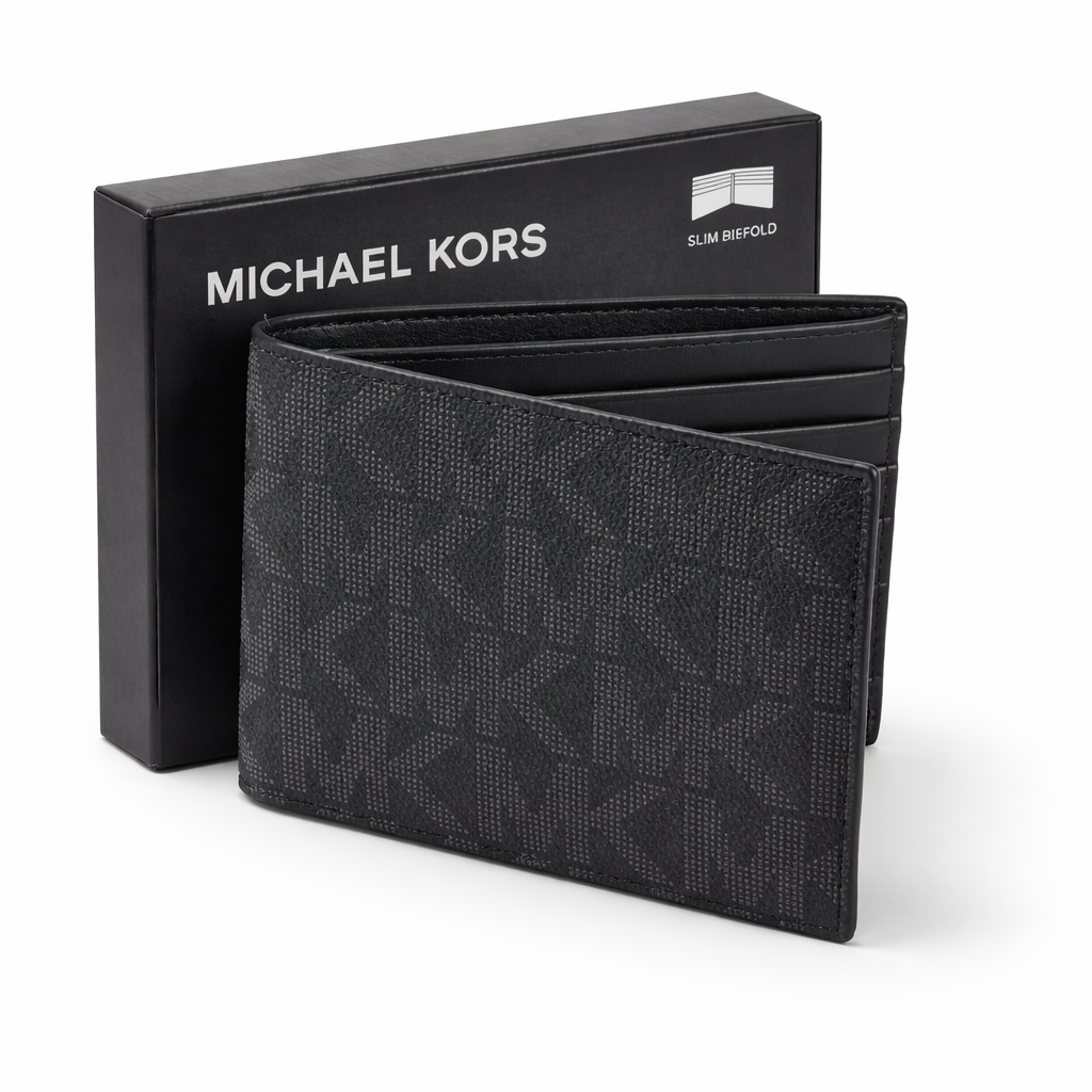 Michael Kors Bifold Genuine Leather Wallet - HIPPO US Brands Michael Kors