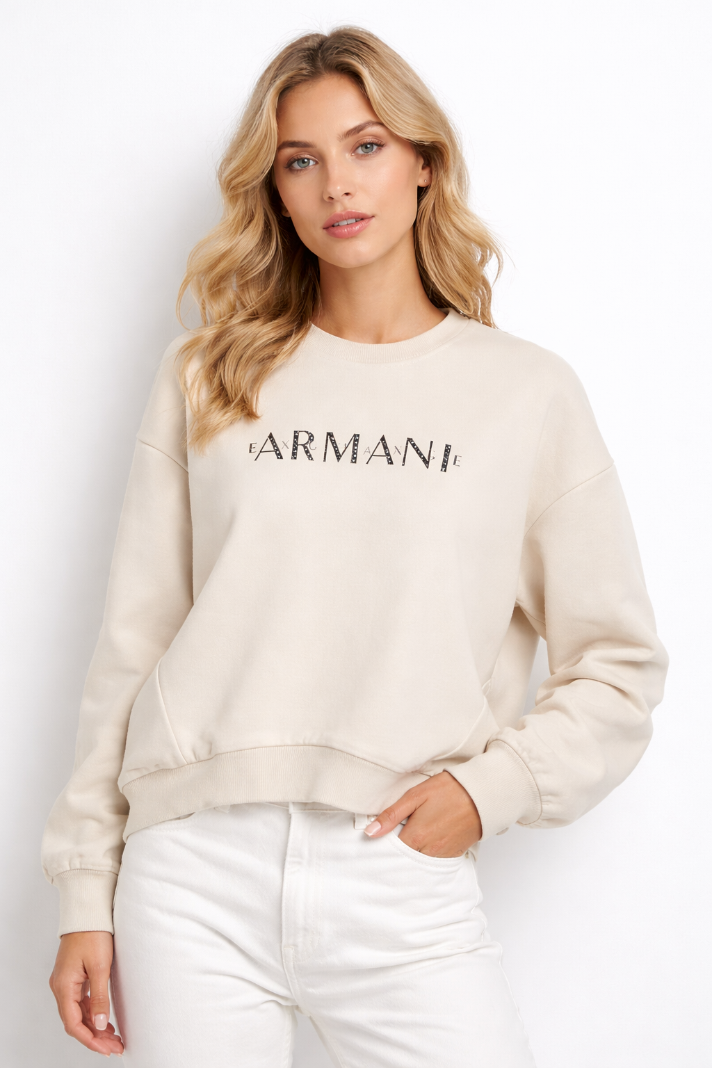 Armani Exchange Women  Logo  Sweatshirt