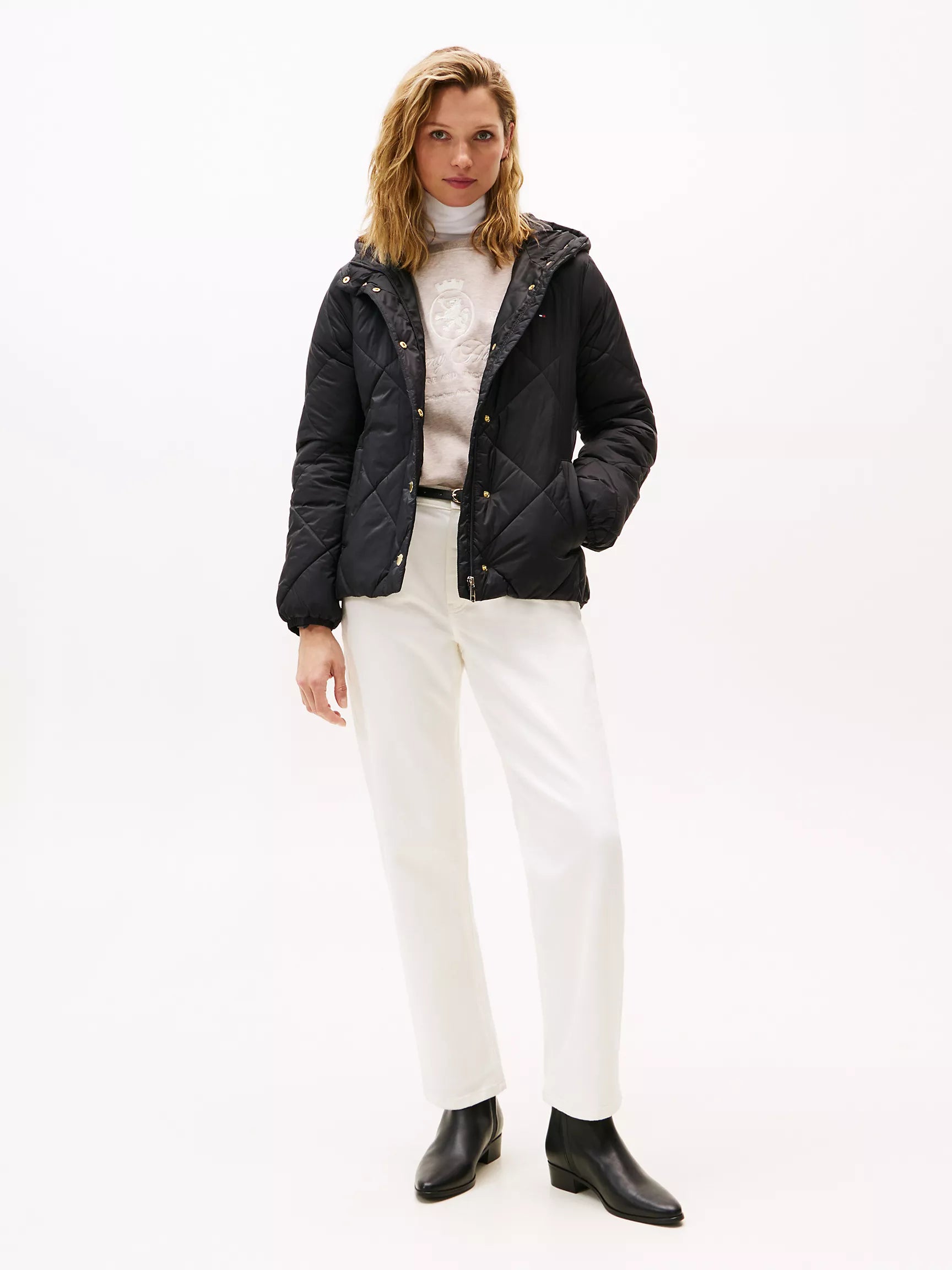 Tommy Hilfiger Lightweight Hooded Padded Quilted Jacket - HIPPO US Brands Tommy Hilfiger