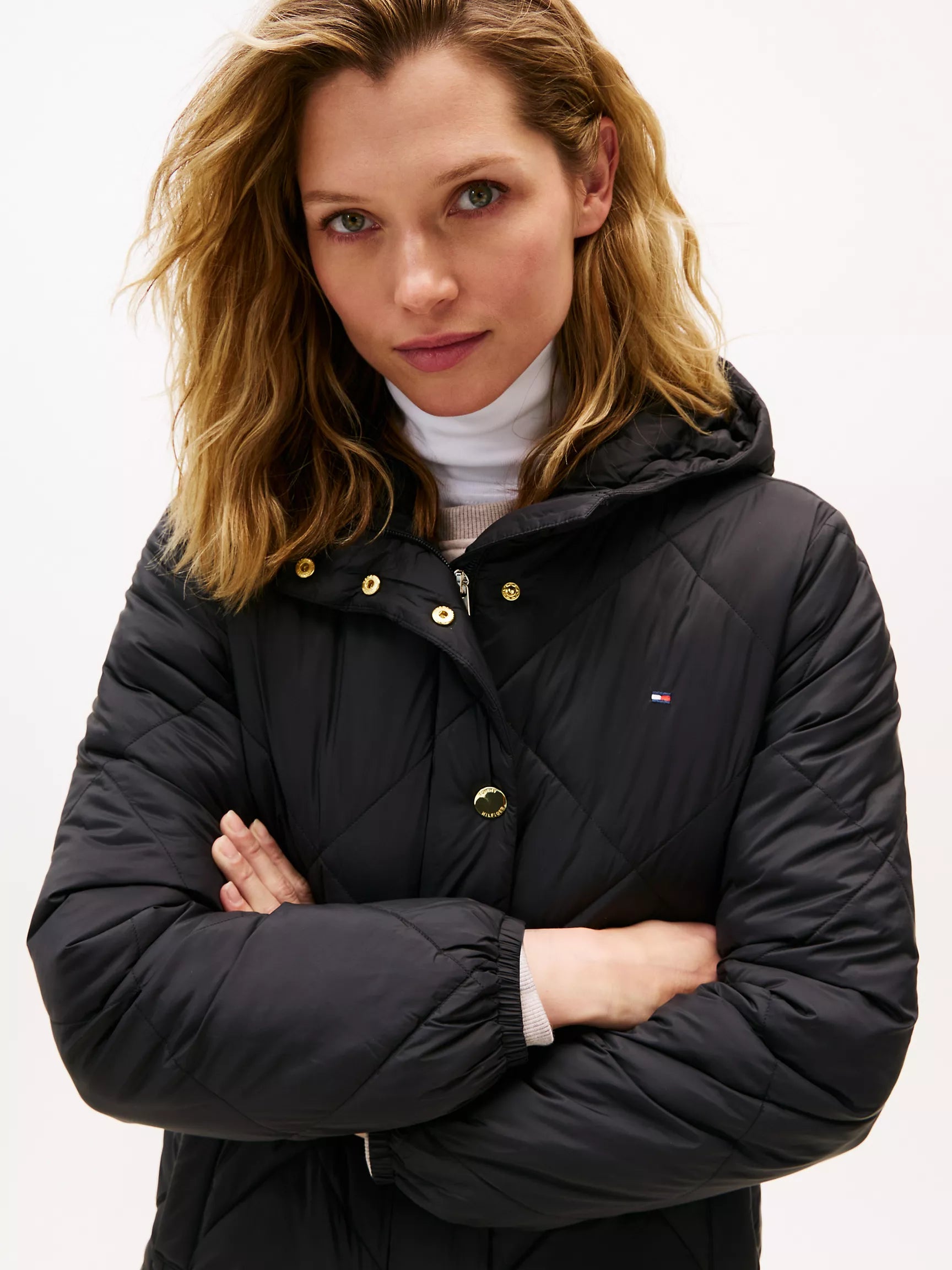Tommy Hilfiger Lightweight Hooded Padded Quilted Jacket - HIPPO US Brands Tommy Hilfiger