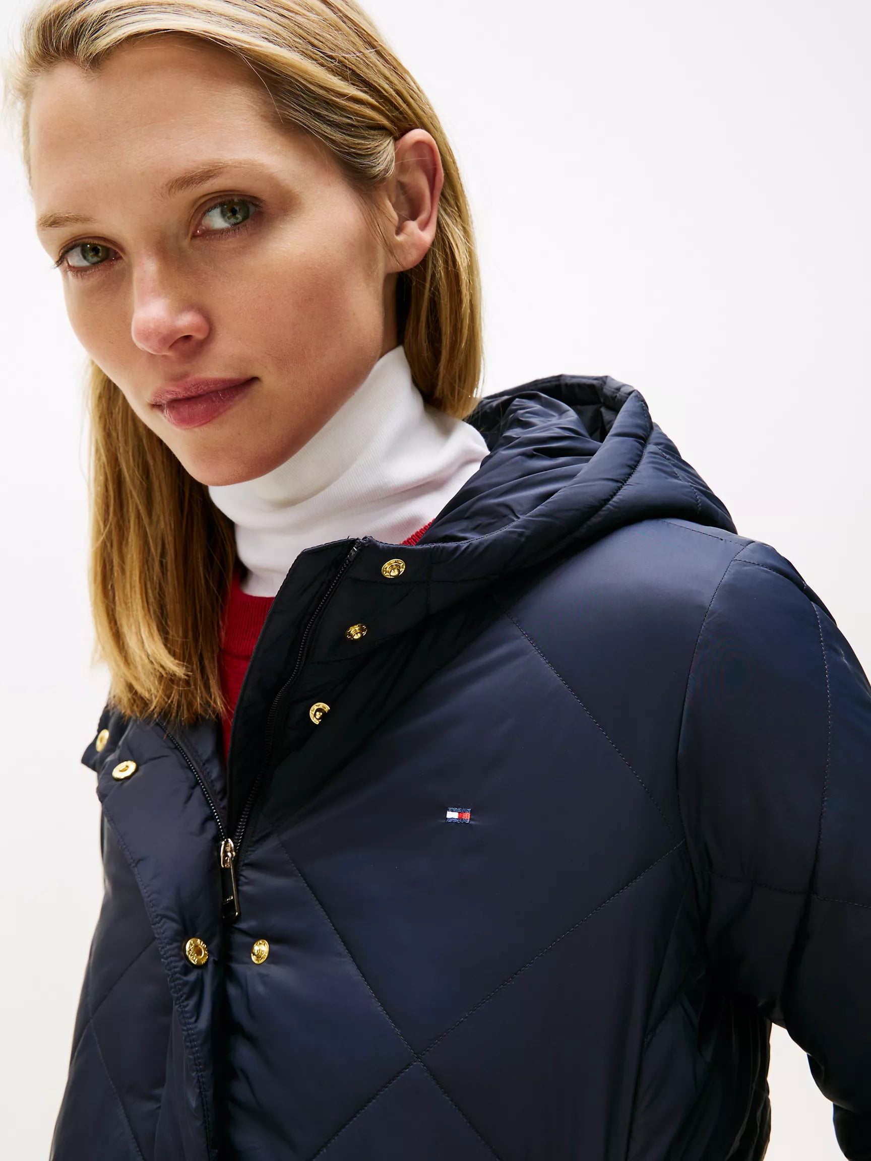 Tommy Hilfiger Lightweight Hooded Padded Quilted Jacket - HIPPO US Brands Tommy Hilfiger