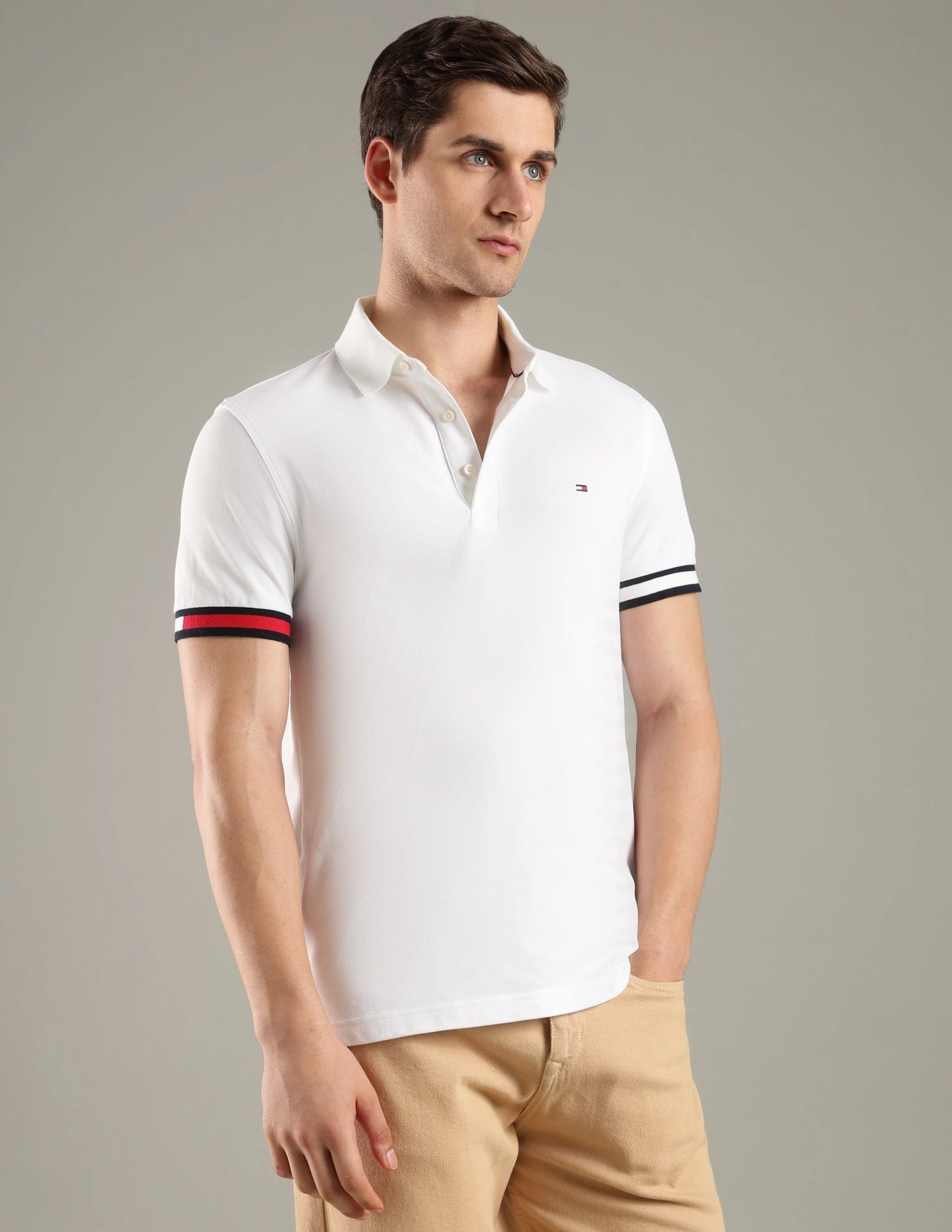 Tommy Hilfiger Slim fit White Polo Shirt