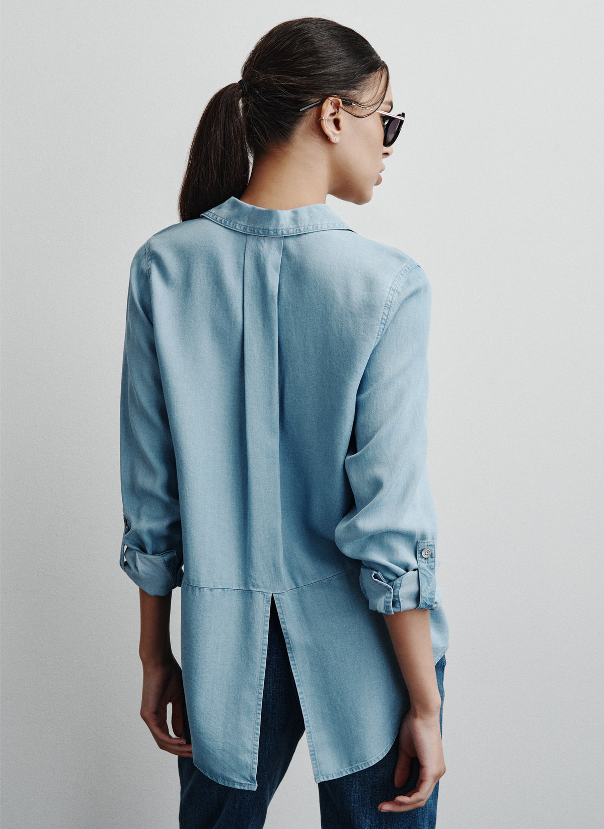 Dkny Split Back Button Front With Roll Tap - HIPPO US Brands DKNY
