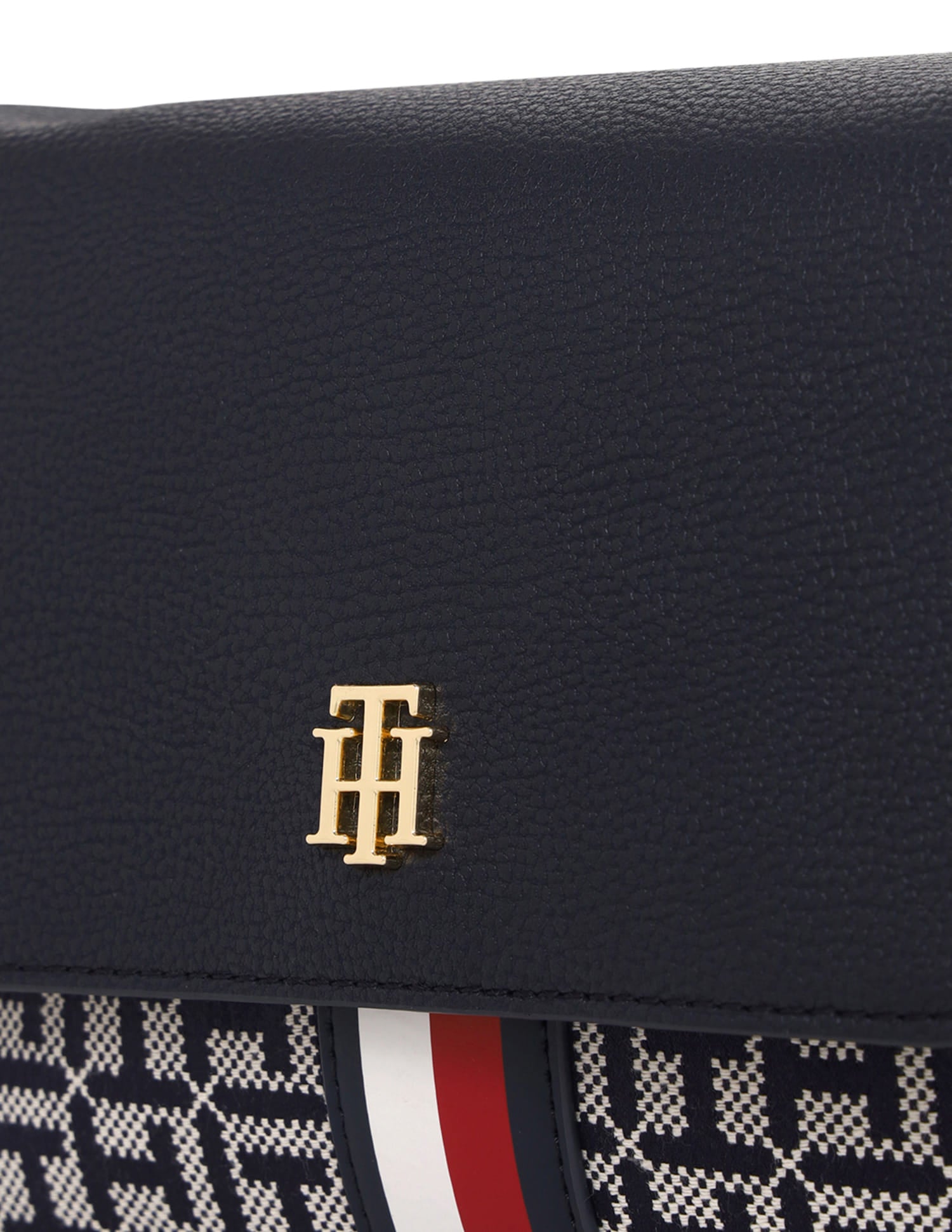 Tommy Hilfiger Flap Closure Monogram Sling Bag - HIPPO US Brands Tommy Hilfiger