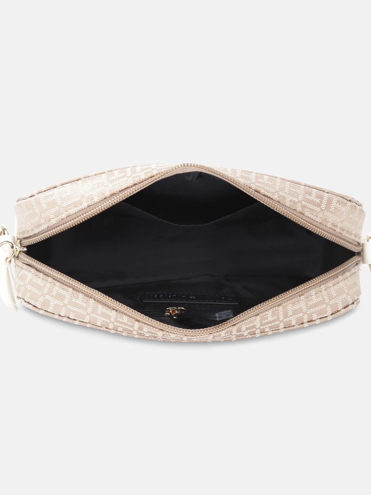 Tommy Hilfiger Logo Off White Polyester Sling Bag - HIPPO US Brands Tommy Hilfiger
