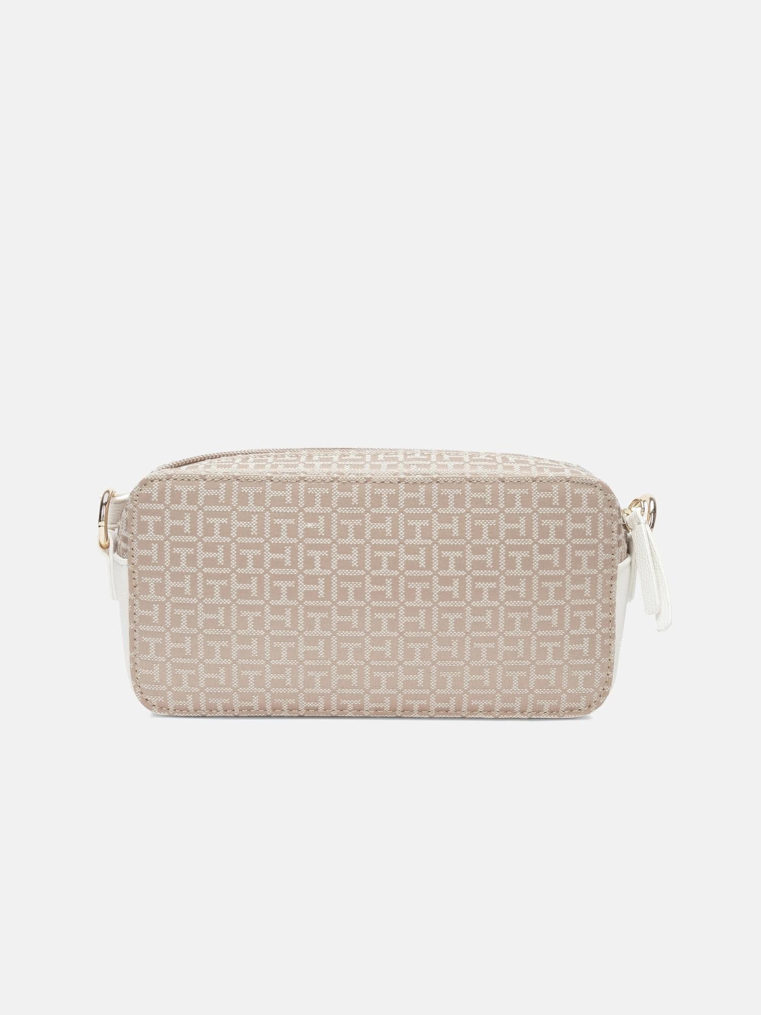 Tommy Hilfiger Logo Off White Polyester Sling Bag - HIPPO US Brands Tommy Hilfiger