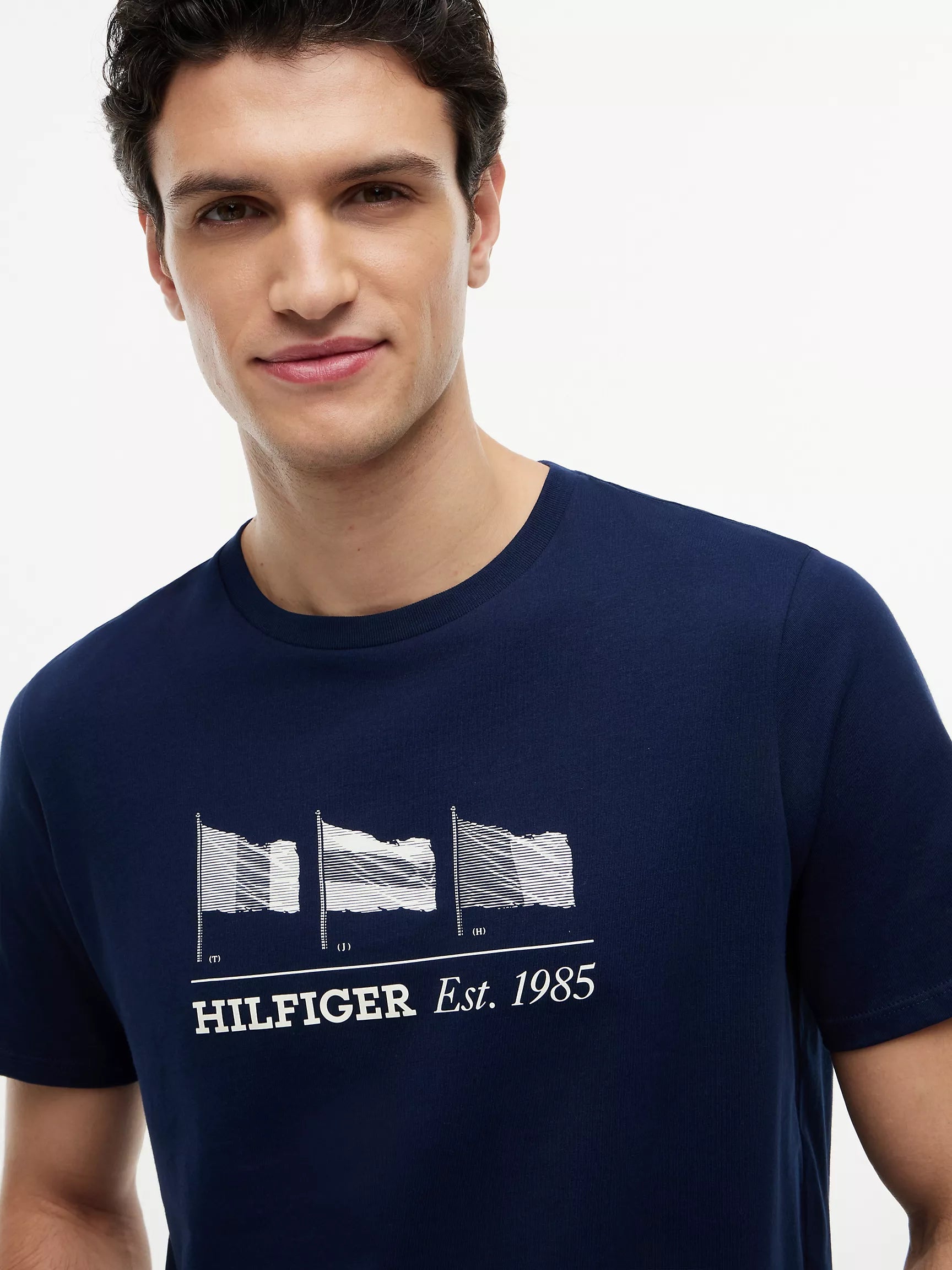 Tommy Hilfiger Multi-Flag Logo T-Shirt - HIPPO US Brands Tommy Hilfiger