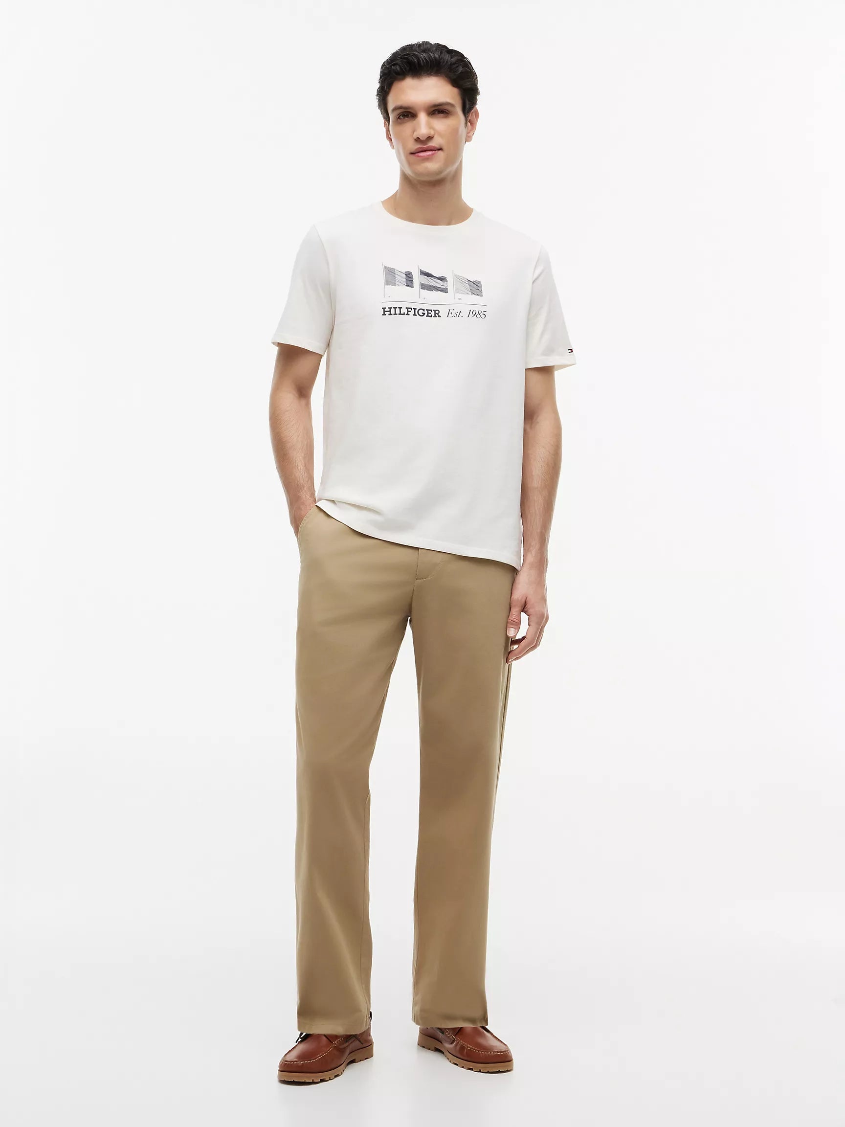 Tommy Hilfiger Multi-Flag Logo T-Shirt - HIPPO US Brands Tommy Hilfiger
