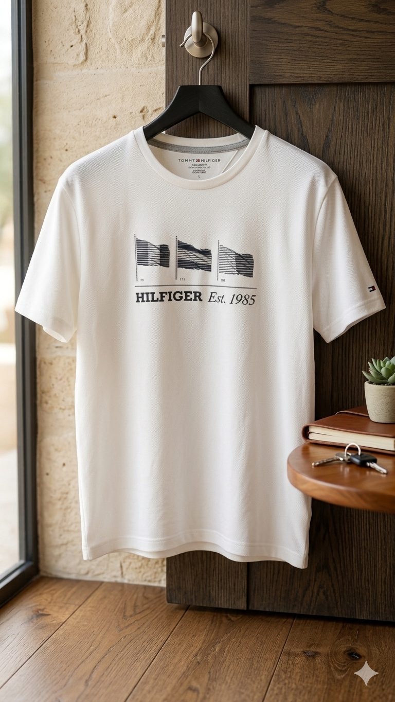 Tommy Hilfiger Multi-Flag Logo T-Shirt