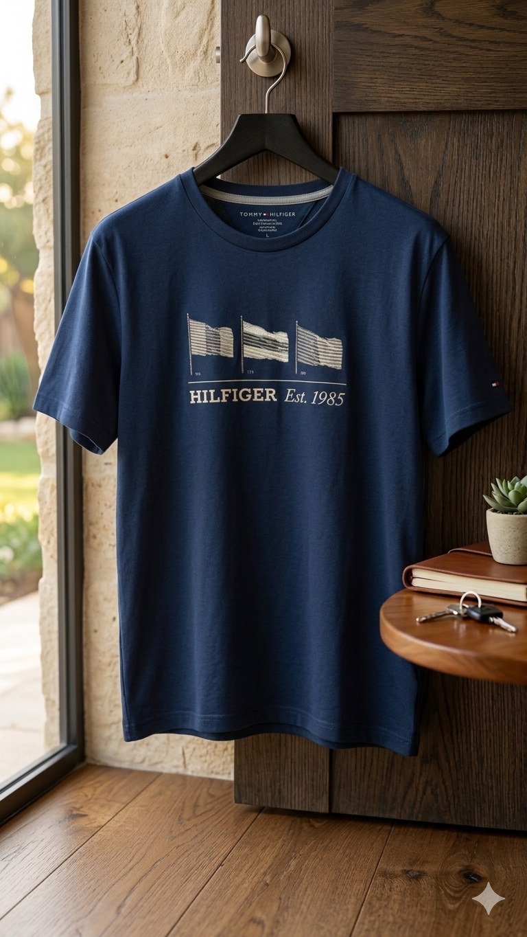 Tommy Hilfiger Multi-Flag Logo T-Shirt