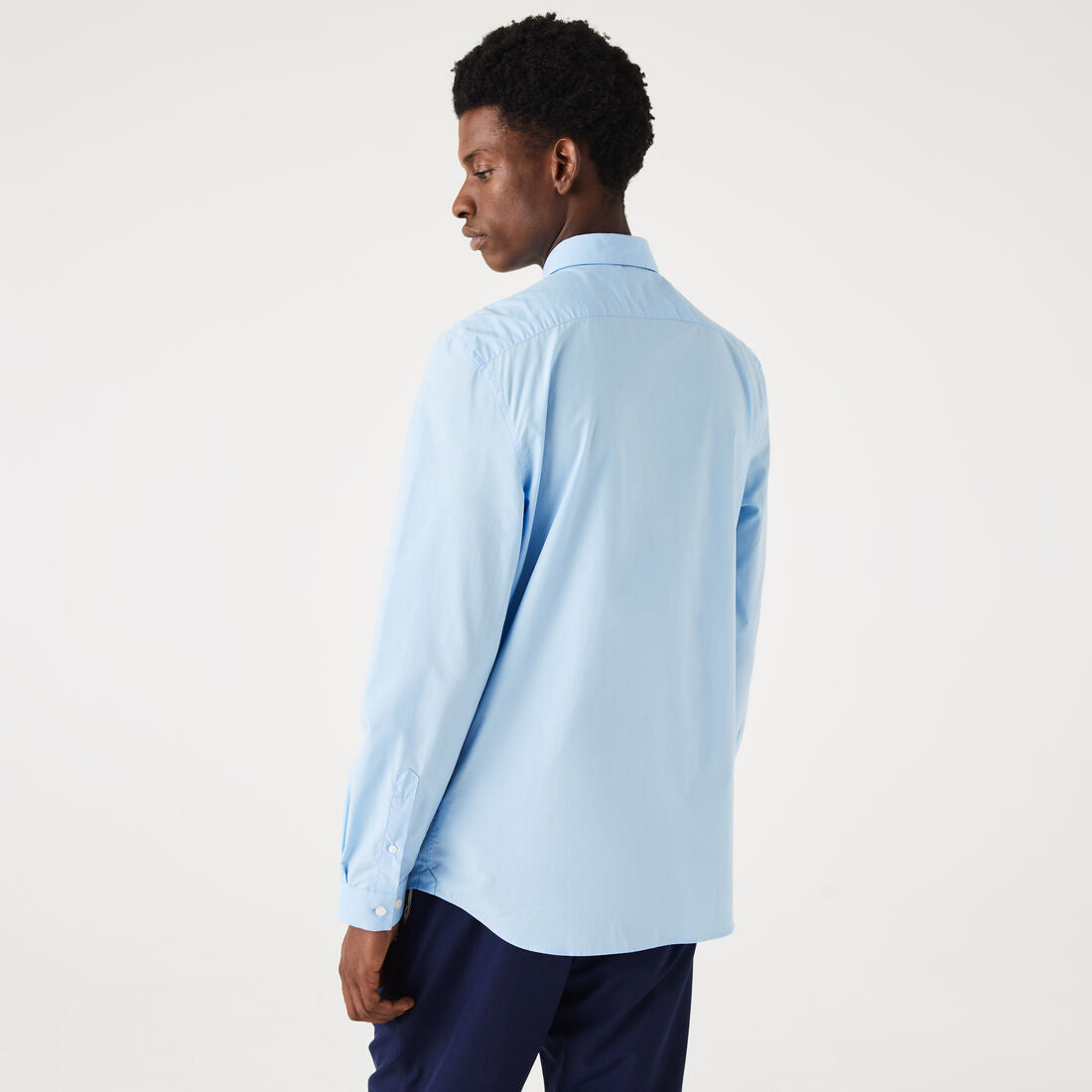 Lacoste Men's Slim Fit Stretch Cotton Poplin Shirt - HIPPO US Brands LACOSTE