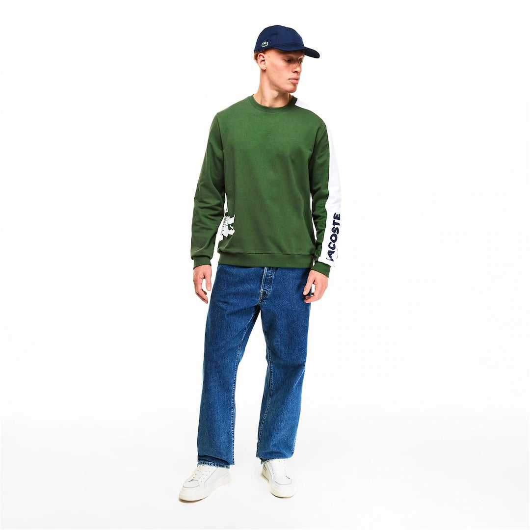 Lacoste Men's Printed Long Sleeve Sweatshirt - HIPPO US Brands LACOSTE
