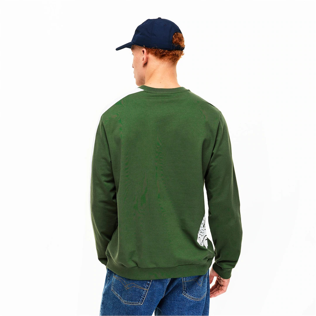 Lacoste Men's Printed Long Sleeve Sweatshirt - HIPPO US Brands LACOSTE