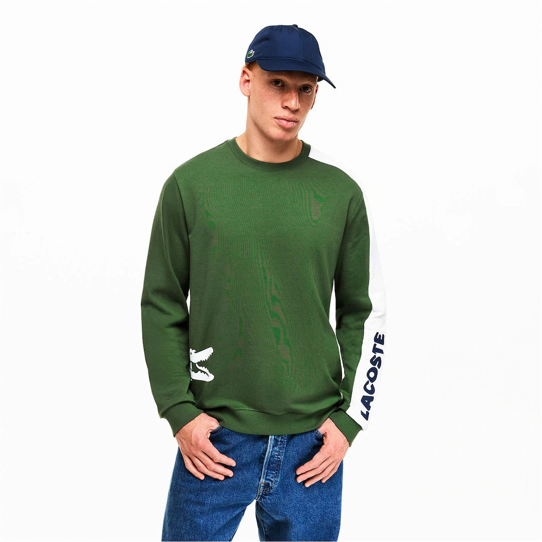 Lacoste Men's Printed Long Sleeve Sweatshirt - HIPPO US Brands LACOSTE