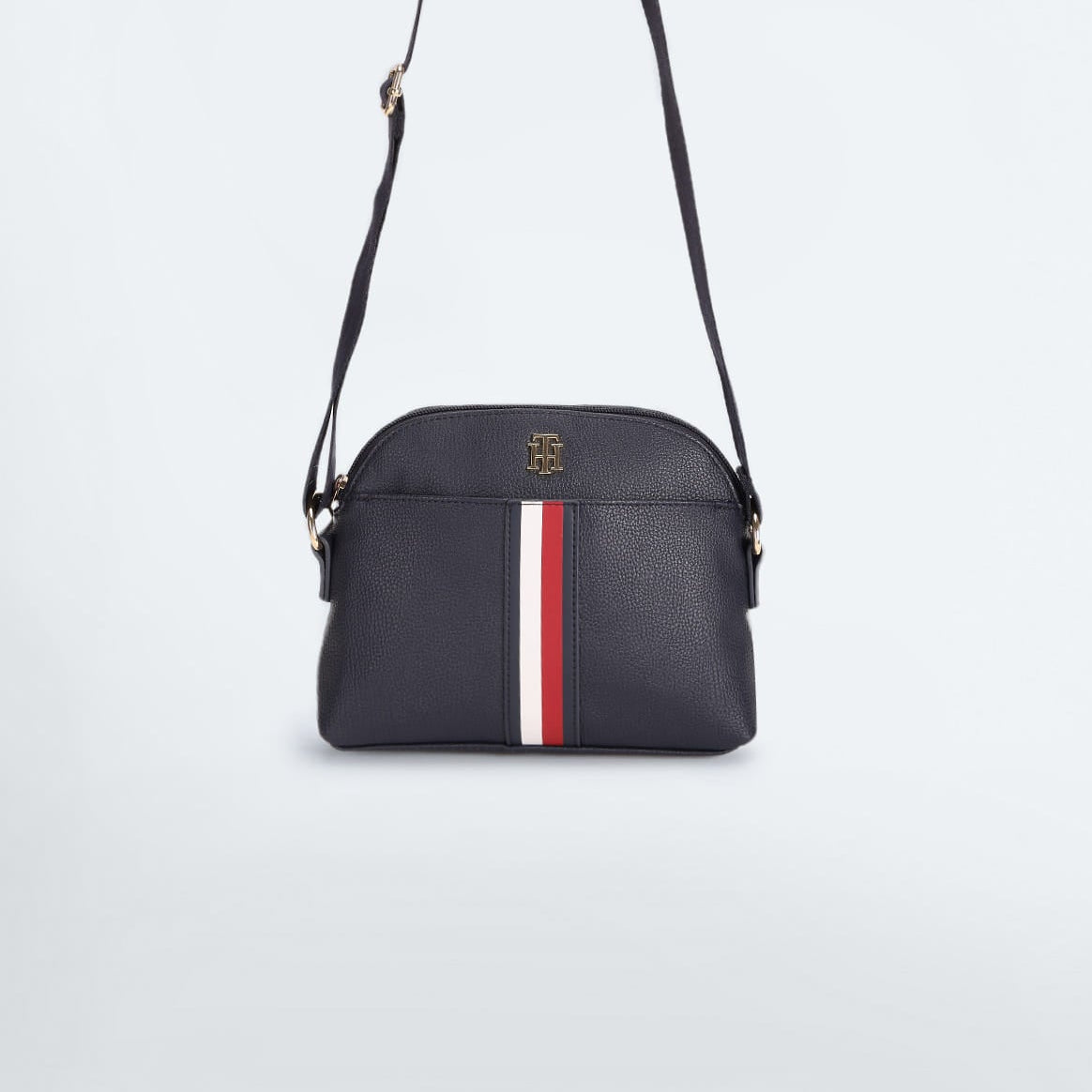 Tommy Hilfiger Solid Zipper Closure Sling Bag - HIPPO US Brands Tommy Hilfiger