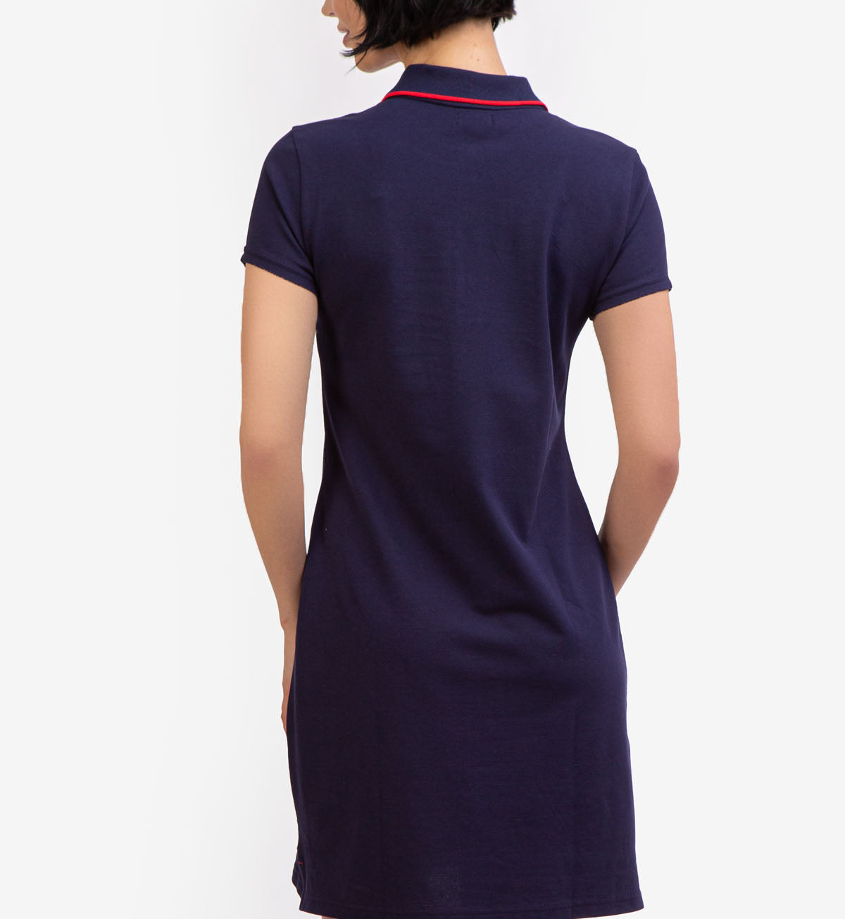 USPA Tipped Polo Dress