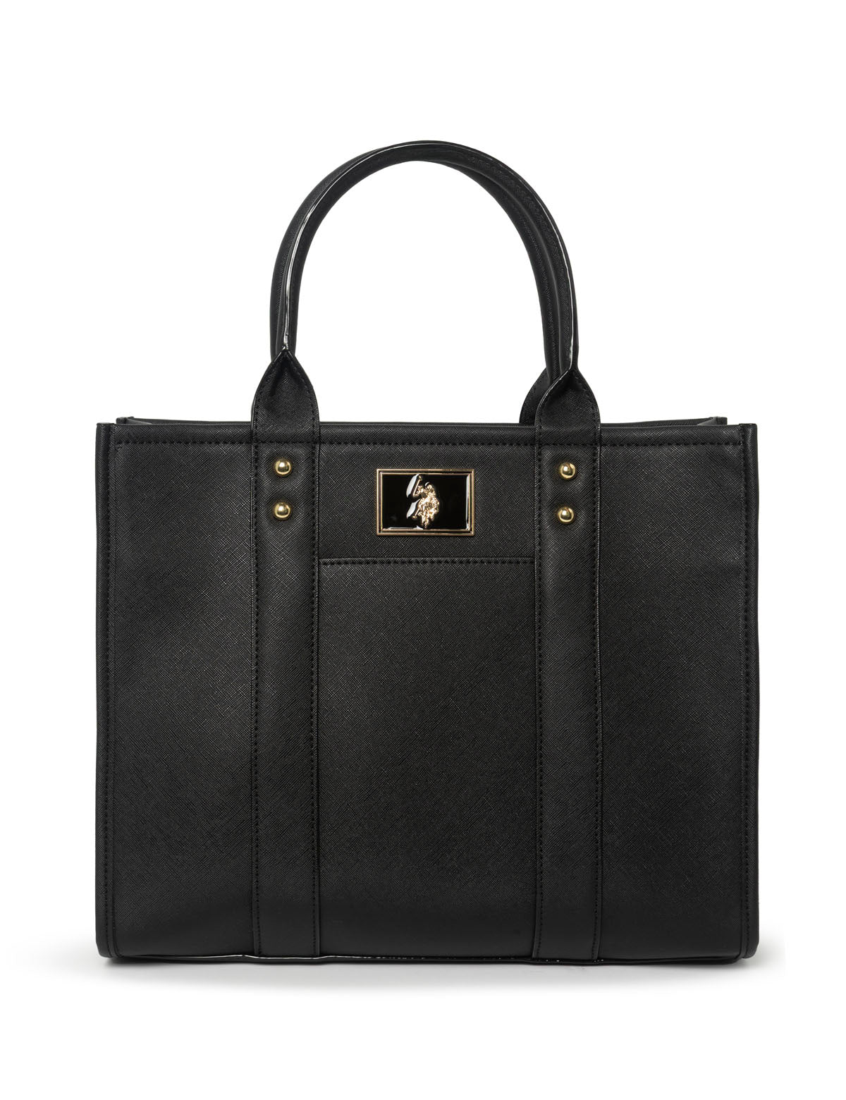 USPA Box Tote With Crossbody Strap