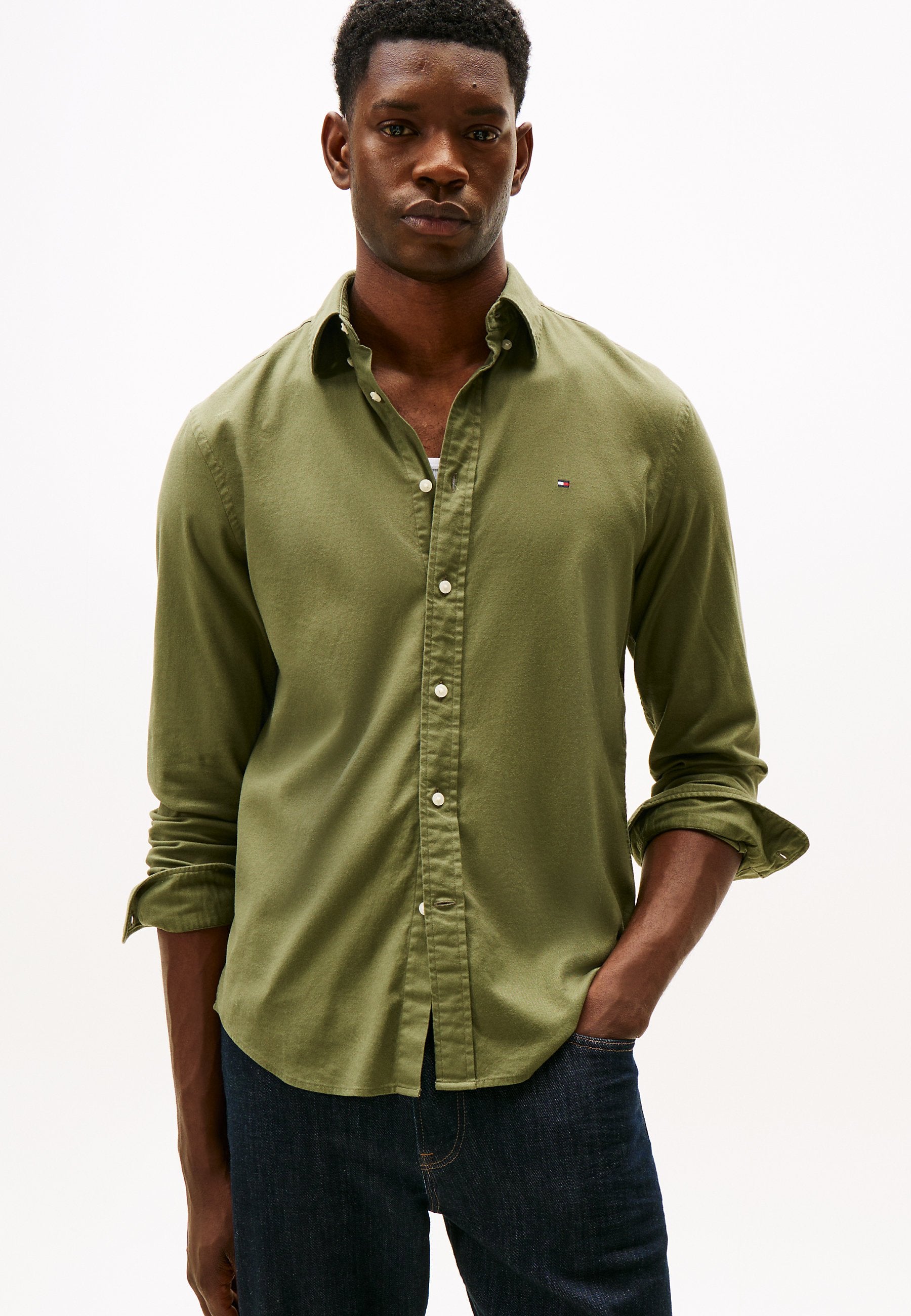 Tommy Hilfiger Regular Fit Lightweight Pique Knit Shirt