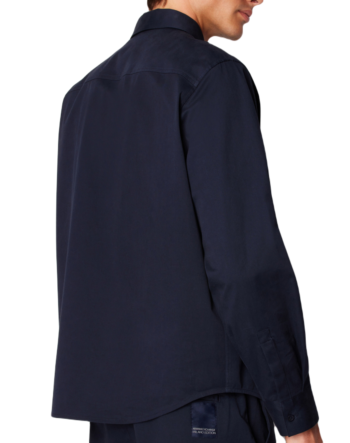 Armani Exchange Navy Blue Shirt Jacket