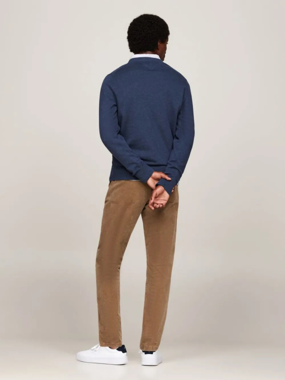 Tommy Hilfiger Cotton Cashmere V-Neck Jumper