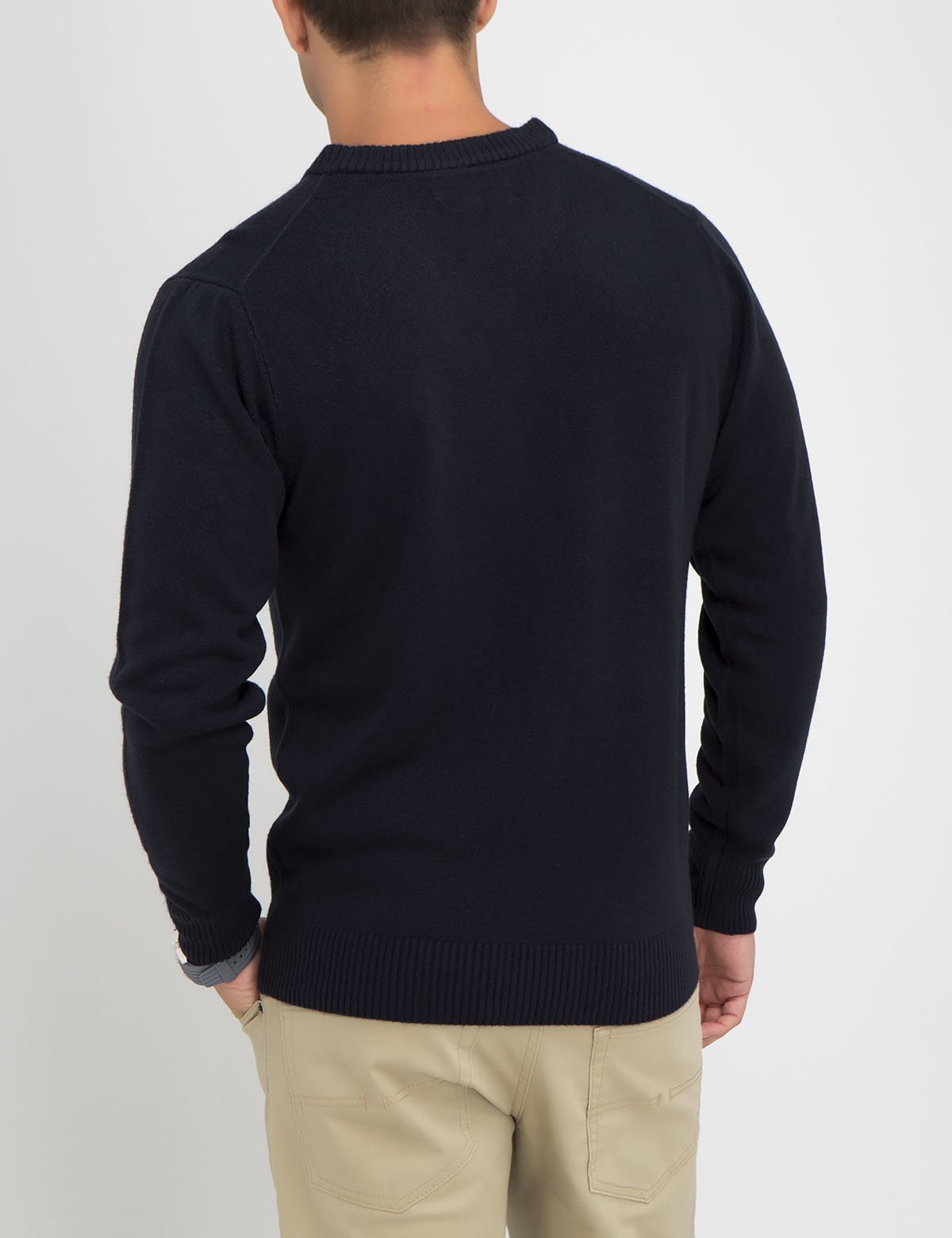 US Polo Assn. Men's V-Neck Ultrasoft Trim Fit Acrylic Sweate