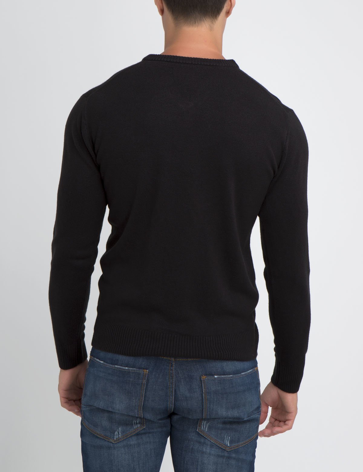 US Polo Assn. Men's V-Neck Ultrasoft Trim Fit Acrylic Sweate