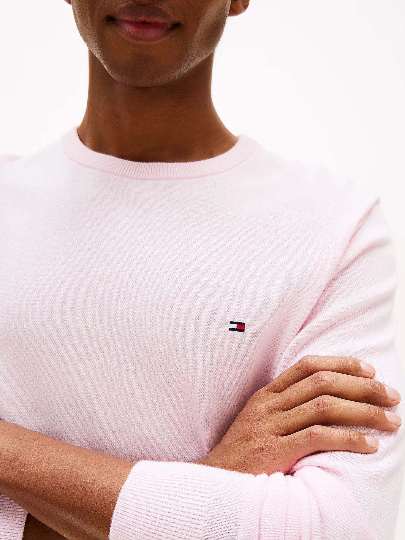 Tommy Hilfiger Flag Embroidery Crew Neck Jumper