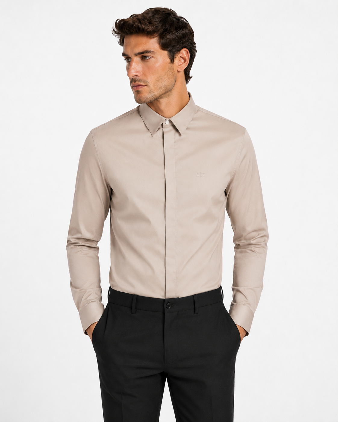 Armani Exchange Regular Fit Cotton Shirt